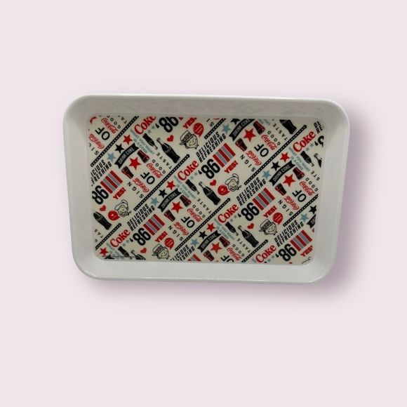 Retro Classic Coca Cola Jewelry Tray Catch All Tray Kitchen Home Decor NWT - Picture 1 of 2